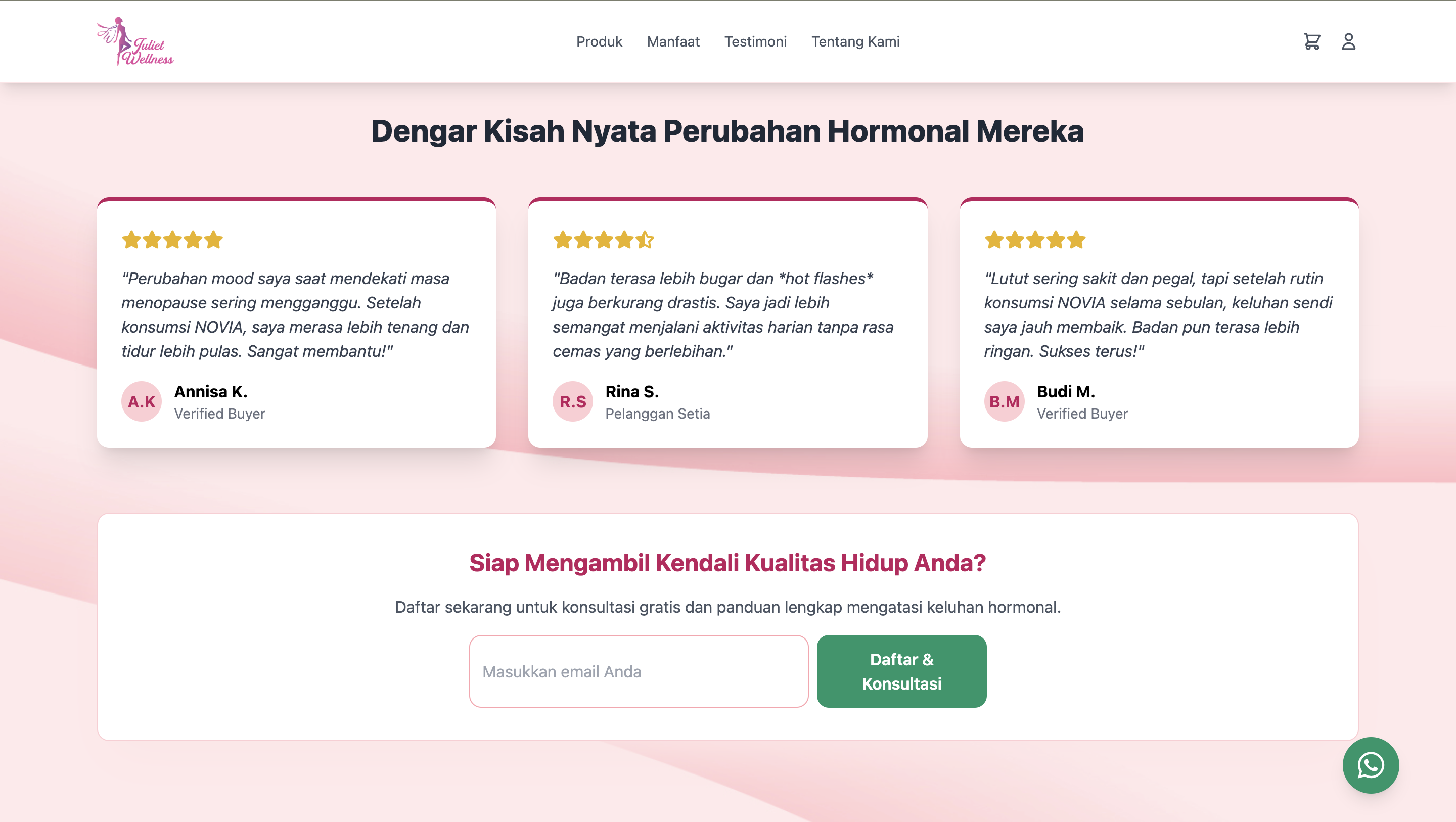 Screenshot Juliet Wellnes bagian 5