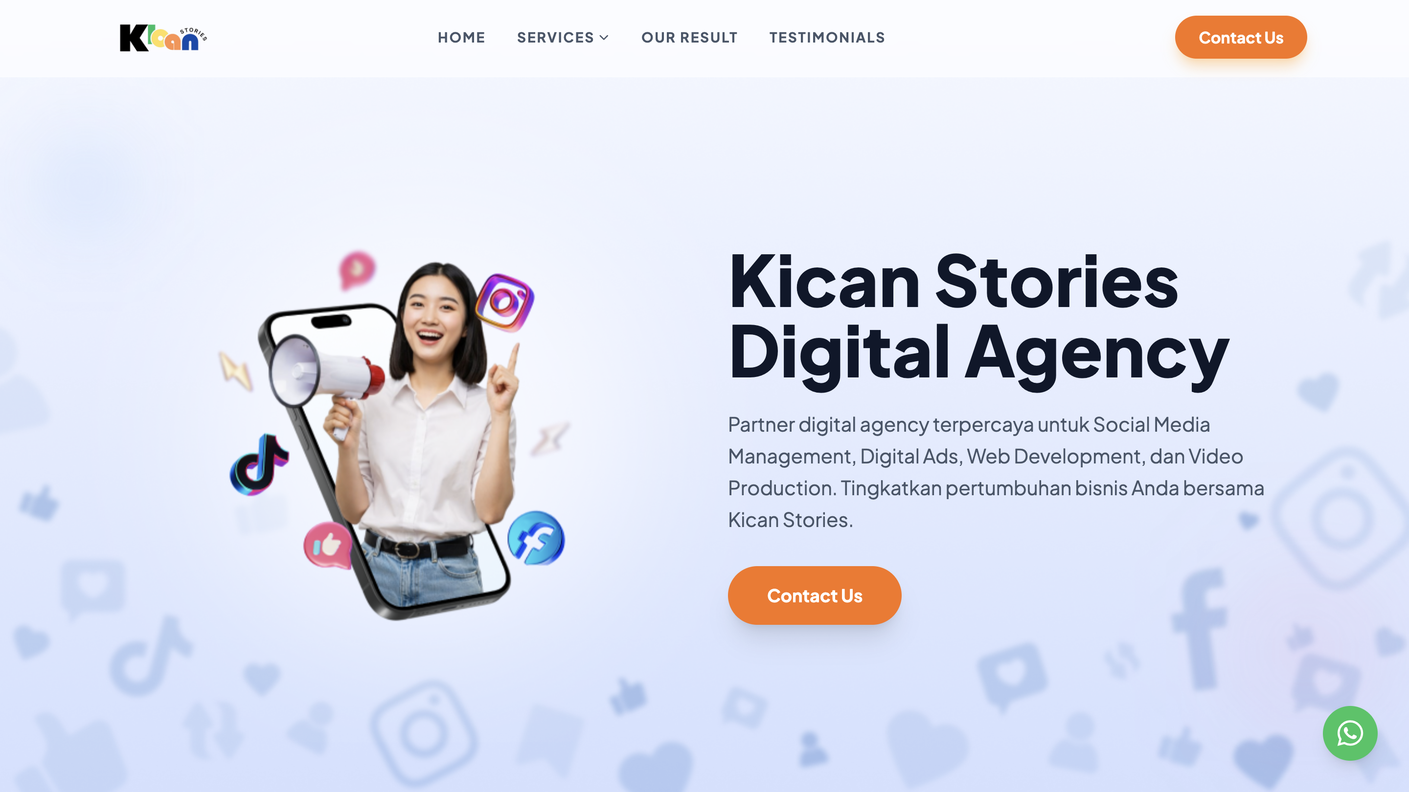 Screenshot kicanstories.com bagian 1