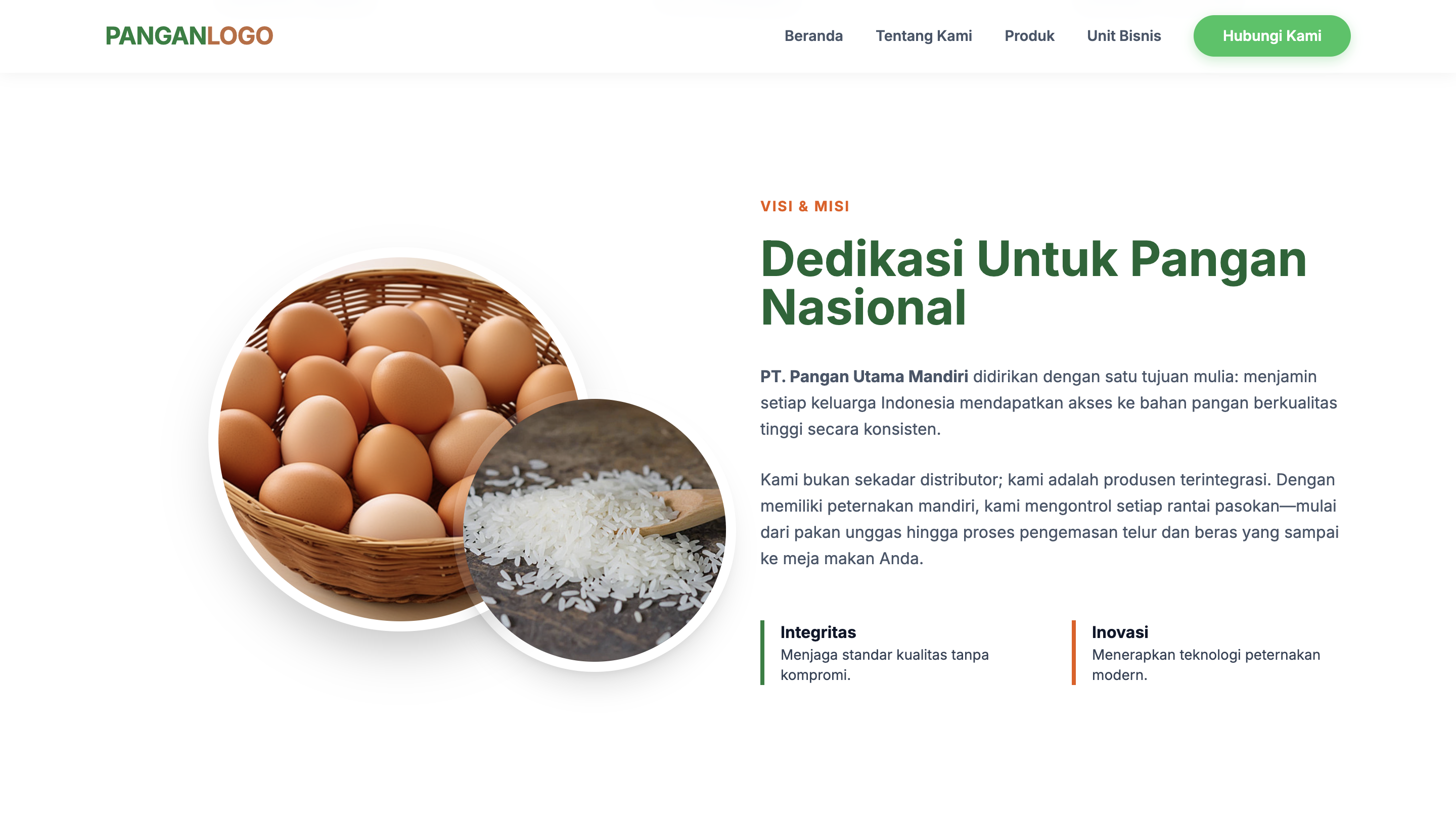 Screenshot PT. Adara Annora bagian 2