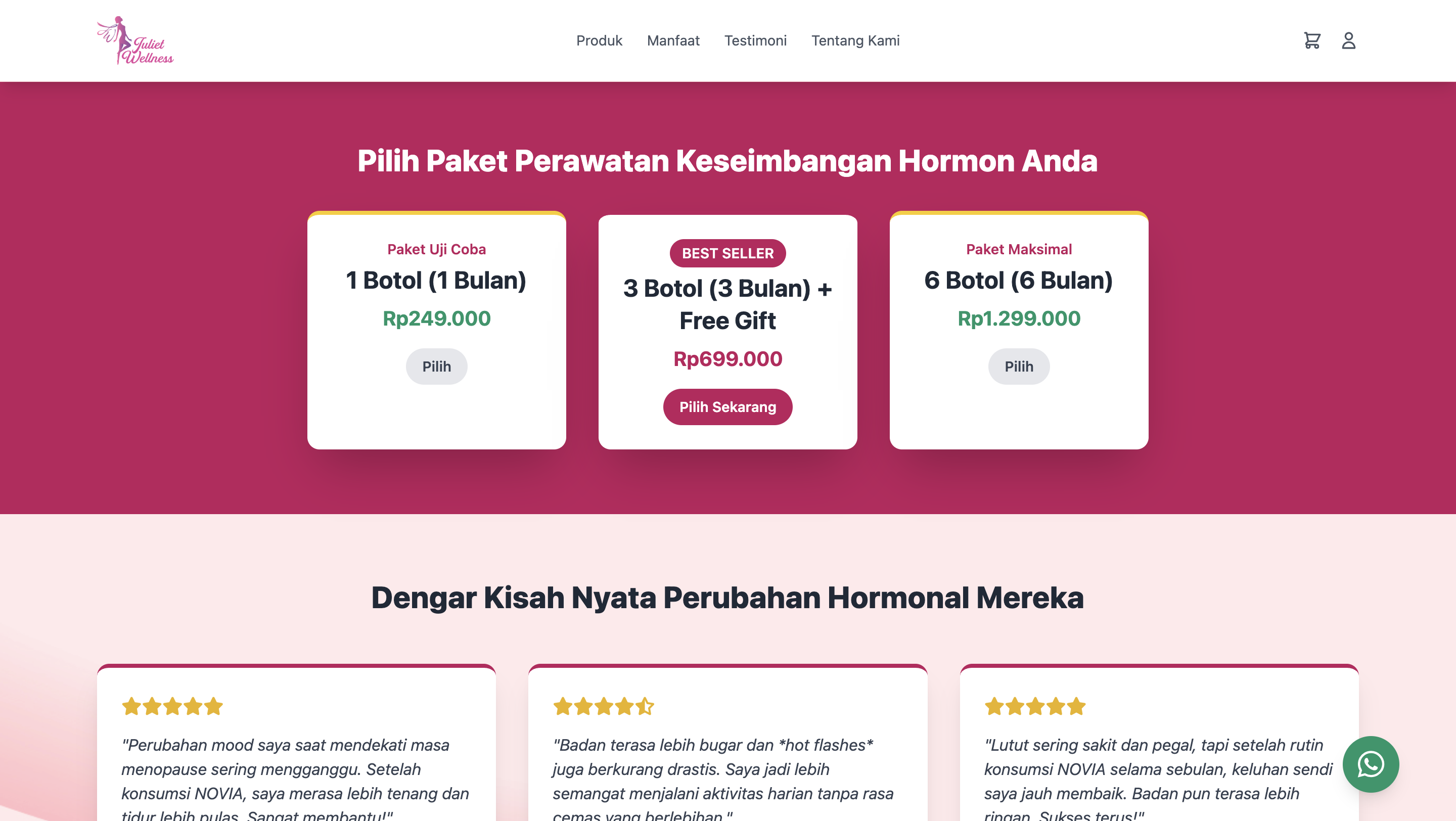 Screenshot Juliet Wellnes bagian 4