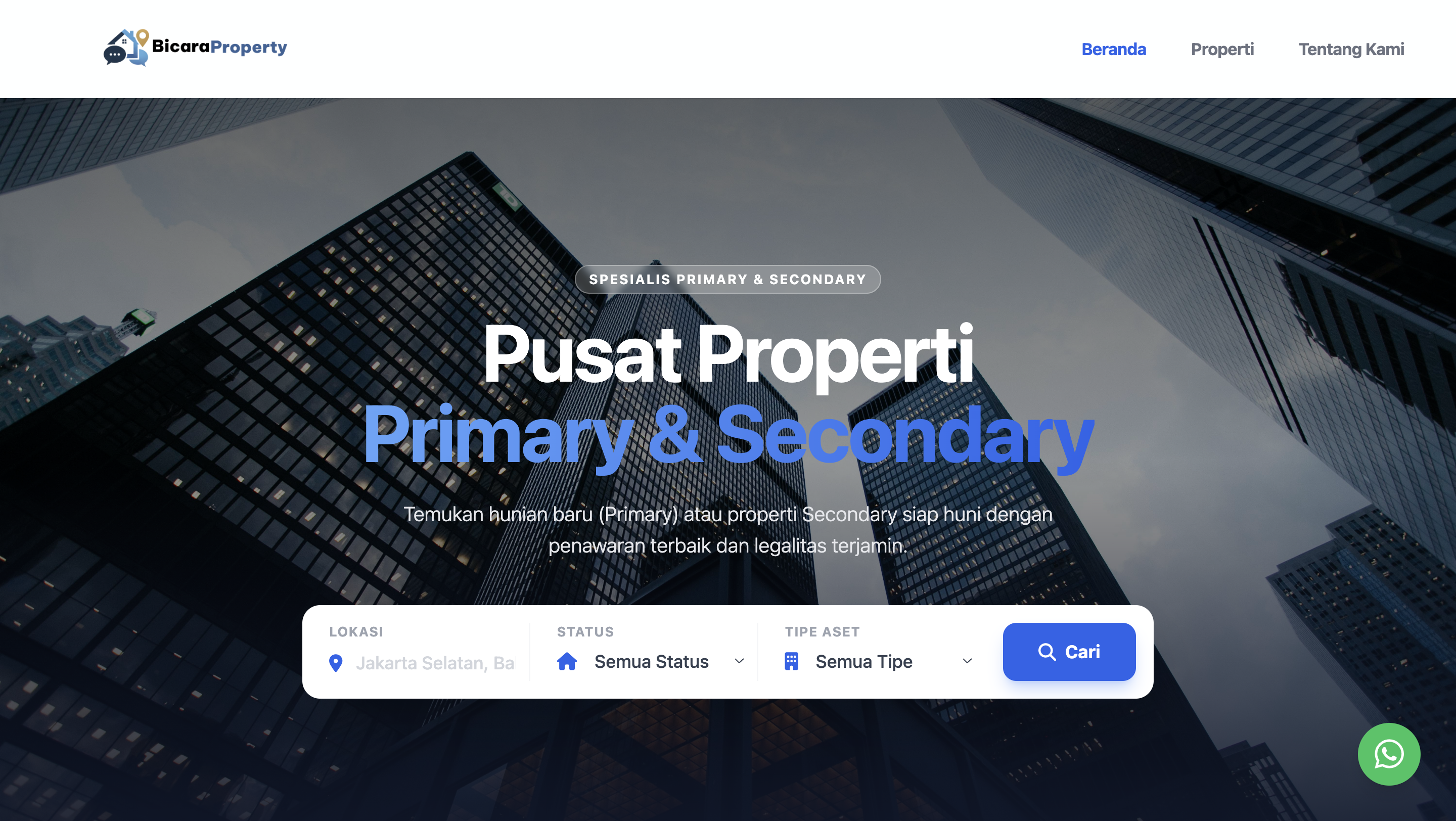 Screenshot bicaraproperty.com bagian 1